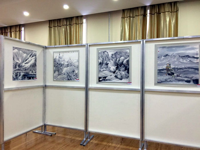 冷極繪雪韻 丹青映北疆——第四屆中國“冷極節”冰雪畫展根河啟幕